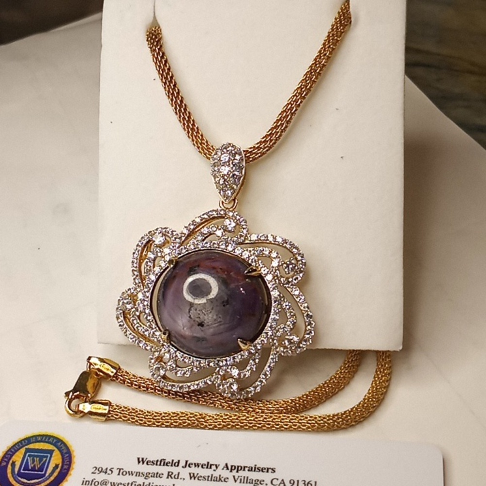 Silver Ruby Pendant - image 1